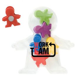Custom Magnetic People Clips - Full Color Custom Magnetic People Clips - Full Color