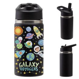 Custom 14 oz Lil' Sipper Hydration Bottle - Full Color - Black Custom 14 oz Lil' Sipper Hydration Bottle - Full Color - Black