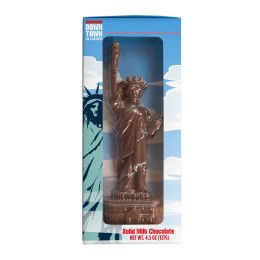 Custom 4.5 oz Chocolate Molded Statue of Liberty Custom 4.5 oz Chocolate Molded Statue of Liberty