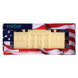 Custom 4.5 oz. Chocolate Molded White House Custom 4.5 oz. Chocolate Molded White House