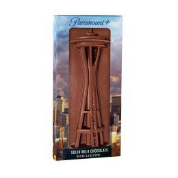 Custom 4.5 oz. Chocolate Molded Seattle Space Needle Custom 4.5 oz. Chocolate Molded Seattle Space Needle