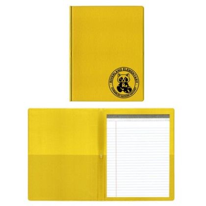 Custom Presentation Folder with Pad - Yellow Custom Presentation Folder with Pad - Yellow