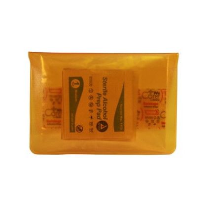Custom Translucent Pocket First Aid Kit - Orange Custom Translucent Pocket First Aid Kit - Orange