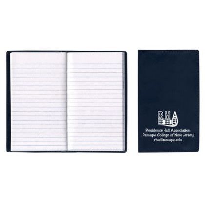 Custom Soft Cover Standard Vinyl Tally Book - Navy Blue Custom Soft Cover Standard Vinyl Tally Book - Navy Blue