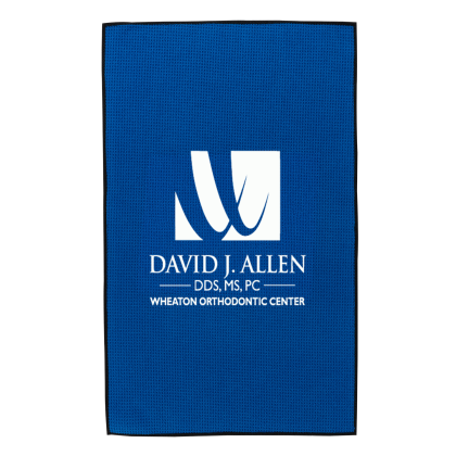 Custom Waffle Weave Sport Towel - Royal 
