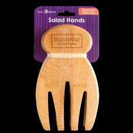 Custom Bamboo Salad Hands - Natural Custom Bamboo Salad Hands - Natural