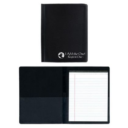 Custom Presentation Folder with Pad - Black Custom Presentation Folder with Pad - Black