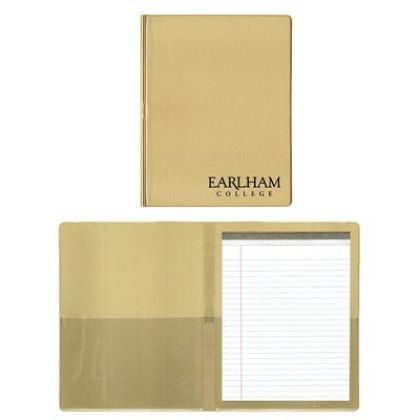 Custom Presentation Folder with Pad - Bone Beige Custom Presentation Folder with Pad - Bone Beige