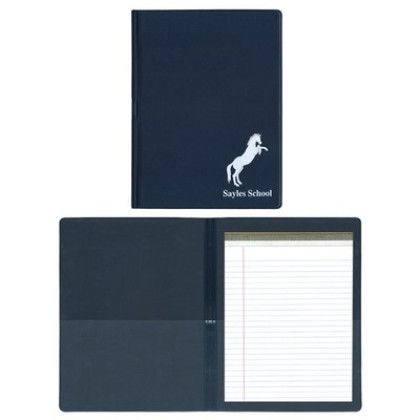 Custom Presentation Folder with Pad - Navy Blue Custom Presentation Folder with Pad - Navy Blue