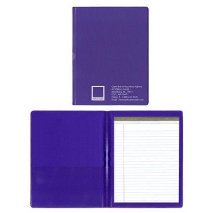 Custom Presentation Folder with Pad - Purple Custom Presentation Folder with Pad - Purple