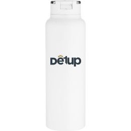 Custom 40 oz Upland Double-Wall Stainless Steel Water Bottle with Straw - Full Color Custom 40 oz Upland Double-Wall Stainless Steel Water Bottle with Straw - Full Color