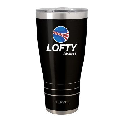Custom Tervis Stainless Steel Traveler Tumbler - 30 oz. - Black Custom Tervis Stainless Steel Traveler Tumbler - 30 oz. - Black