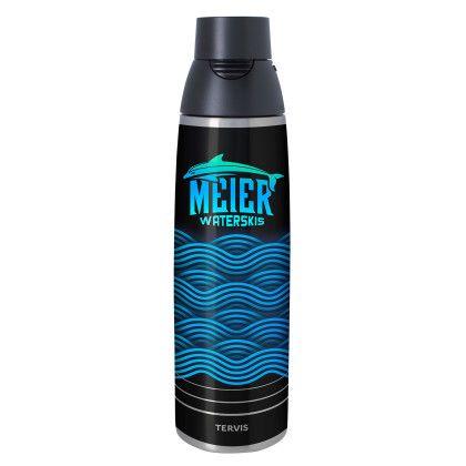 Custom Tervis Stainless Steel Venture Bottle - 36 oz. - Black Custom Tervis Stainless Steel Venture Bottle - 36 oz. - Black