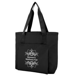 Custom Beachcomber Tote Bag - Black Custom Beachcomber Tote Bag - Black