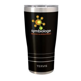 Custom Tervis Stainless Steel Traveler Tumbler - 20 oz. - Black