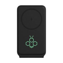 Custom Grid 3 in 1 Magnetic Charging Stand - Black 