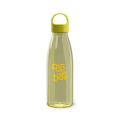 Custom Easy Breezy 27 oz rPET Bottle - Yellow Custom Easy Breezy 27 oz rPET Bottle - Yellow