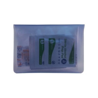 Custom First Aid Case in Translucent Vinyl Colors - Translucent Blue Custom First Aid Case in Translucent Vinyl Colors - Translucent Blue