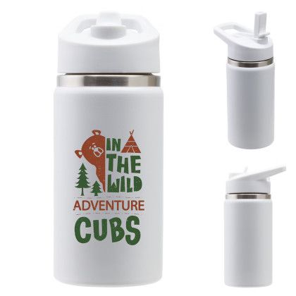 Custom 14 oz Lil' Sipper Hydration Bottle - Full Color - White Custom 14 oz Lil' Sipper Hydration Bottle - Full Color - White