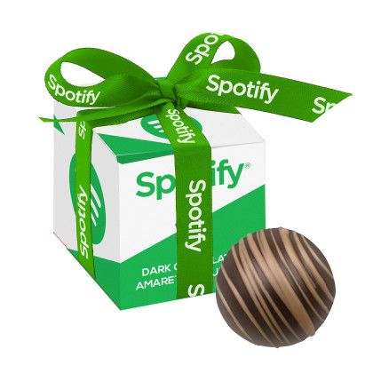 Custom Belgian Truffle Box Featuring Soft-Touch - Dark Chocolate Amaretto - Multicolor Custom Belgian Truffle Box Featuring Soft-Touch - Dark Chocolate Amaretto - Multicolor
