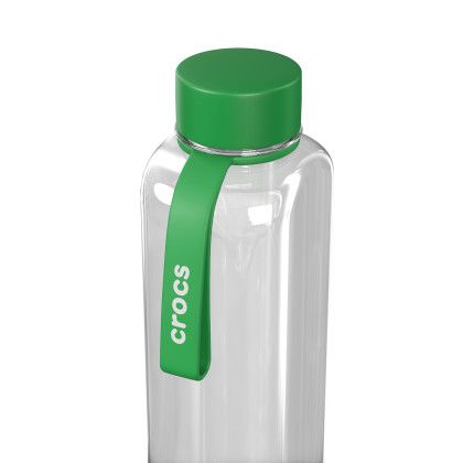 Custom Daydreamer 18 oz Recycled Plastic Bottle - Green Top View Custom Daydreamer 18 oz Recycled Plastic Bottle - Green Top View