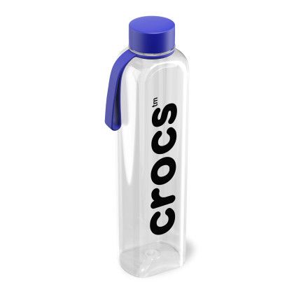 Custom Daydreamer 18 oz Recycled Plastic Bottle - Blue Side View Custom Daydreamer 18 oz Recycled Plastic Bottle - Blue Side View