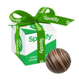 Custom Belgian Truffle Box Featuring Soft-Touch - Dark Chocolate Amaretto - Multicolor Custom Belgian Truffle Box Featuring Soft-Touch - Dark Chocolate Amaretto - Multicolor