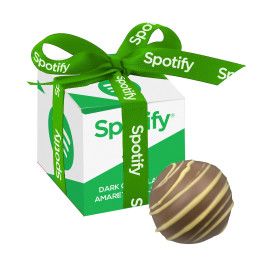 Custom Belgian Truffle Box Featuring Soft-Touch - Milk Chocolate Hazelnut - Multicolor Custom Belgian Truffle Box Featuring Soft-Touch - Milk Chocolate Hazelnut - Multicolor