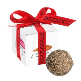 Custom Belgian Truffle Box Featuring Soft-Touch - Milk Chocolate - Multicolor Custom Belgian Truffle Box Featuring Soft-Touch - Milk Chocolate - Multicolor