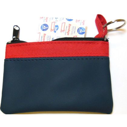 Custom Tender Care First Aid Kit - Navy blue with Red Custom Tender Care First Aid Kit - Navy blue with Red