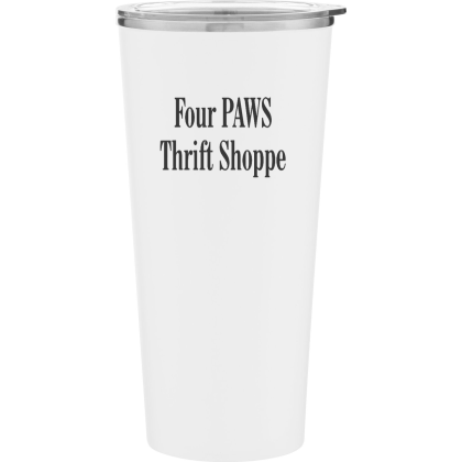 Custom 16.9 oz Sterling Matte White Travel Tumbler - Engraved Custom 16.9 oz Sterling Matte White Travel Tumbler - Engraved
