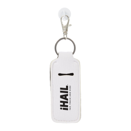 Custom Lip Balm Holder Bottle Charm - White 