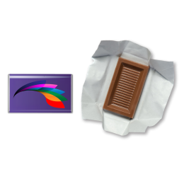 Custom Singular Slim Chocolate Bar Custom Singular Slim Chocolate Bar