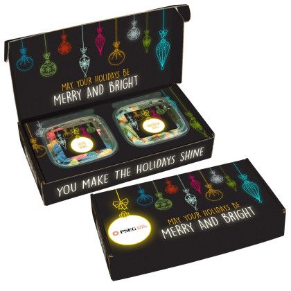 Custom Holiday 2 Way Candy Creation - May Your Holidays Be Merry & Bright