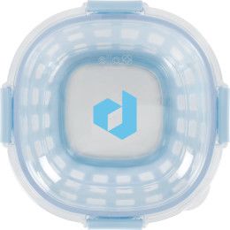 Custom 5 Cup Ello Halogen Blue Duraglass Lunch Bowl - Halogen Blue
