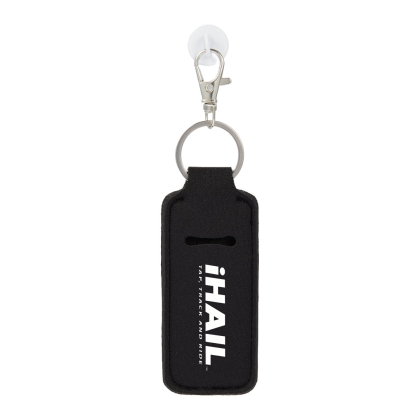Custom Lip Balm Holder Bottle Charm - Black Custom Lip Balm Holder Bottle Charm - Black
