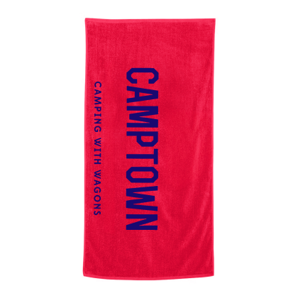 Custom Economy Beach Towel - Colors - Red Custom Economy Beach Towel - Colors - Red