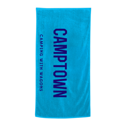 Custom Economy Beach Towel - Colors - Ocean Blue Custom Economy Beach Towel - Colors - Ocean Blue