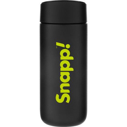 Custom 16 oz Fellow Carter Matte Black Slide Double-Wall Travel Tumbler - Matte Black Custom 16 oz Fellow Carter Matte Black Slide Double-Wall Travel Tumbler - Matte Black