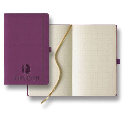 Custom Castelli Tucson Dots Medio Ivory Page Journal - Purple Custom Castelli Tucson Dots Medio Ivory Page Journal - Purple