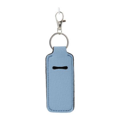 Custom Lip Balm Holder Bottle Charm - Light Blue Custom Lip Balm Holder Bottle Charm - Light Blue