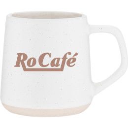 Custom 12 oz Woden Wallflower Two-Tone Speckled Ceramic Mug - Wallflower Custom 12 oz Woden Wallflower Two-Tone Speckled Ceramic Mug - Wallflower