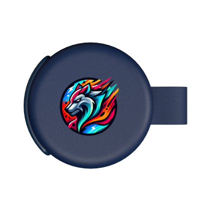 Custom Glide 2 in 1 Retractable Charger - Navy Blue Custom Glide 2 in 1 Retractable Charger - Navy Blue