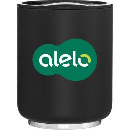 Custom 10 oz Fellow Rocky Matte Black Lowball Travel Tumbler - Full Color