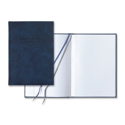 Custom Castelli Chia Slim Grande Lined White Page Journal - Navy Blue Custom Castelli Chia Slim Grande Lined White Page Journal - Navy Blue
