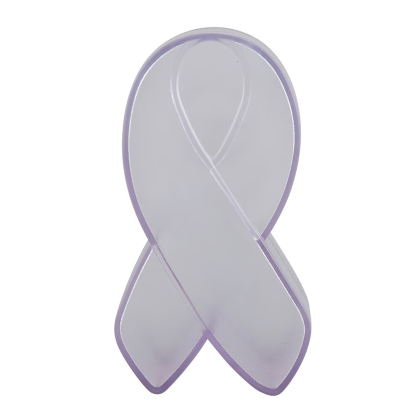 Custom Ribbon Bank - Full Color - Frosted Clear 