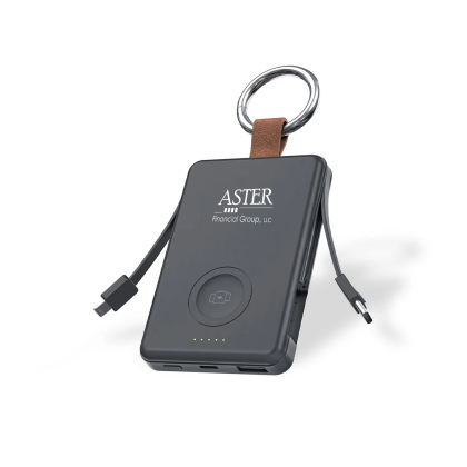 Custom 5,000 mAh Black Power Bank Custom 5,000 mAh Black Power Bank
