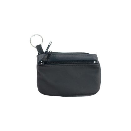 Custom The Twin Zip Purse - Black with gray Custom The Twin Zip Purse - Black with gray
