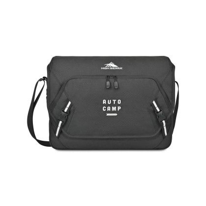 Custom High Sierra Swoop SG Laptop Messenger Bag - Black Custom High Sierra Swoop SG Laptop Messenger Bag - Black