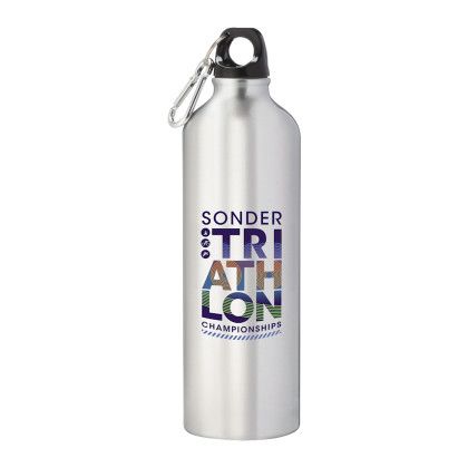 Silver Pacific Sports Bottle | Custom Aluminum Water Bottles | Personalized Aluminum Sports Water Bottles with Logos
